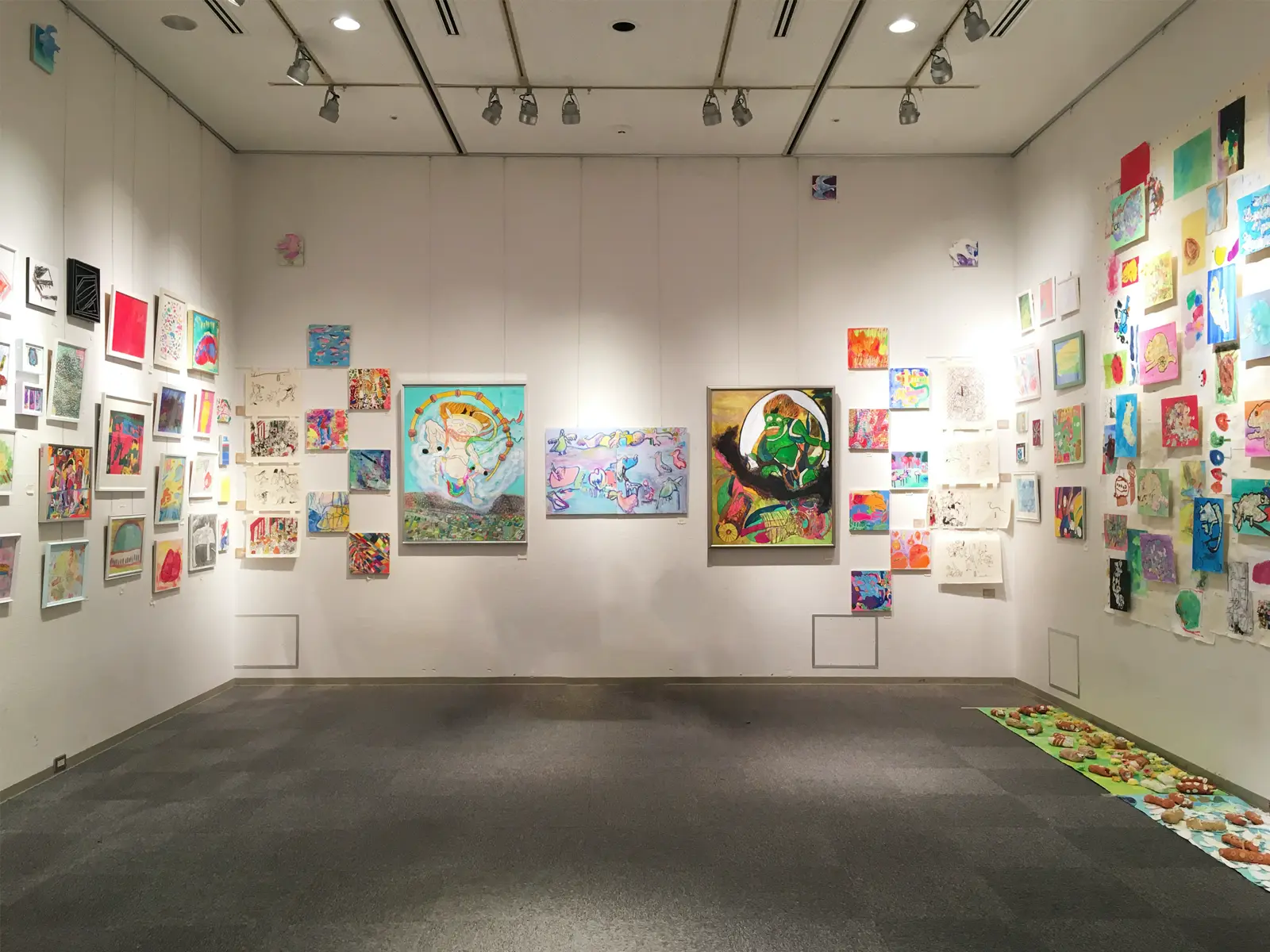 アトリエあいだっく新中野、展示会の様子