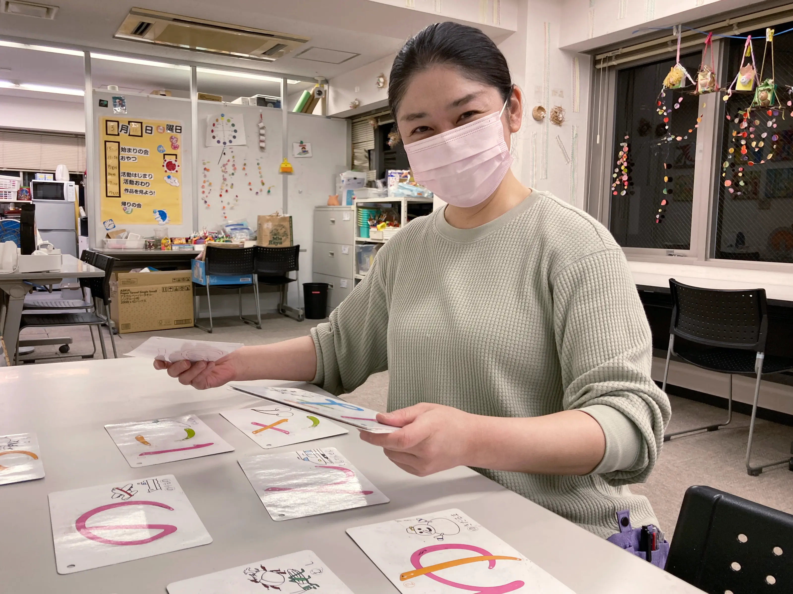 アトリエあいだっく新中野のスタッフ：川村