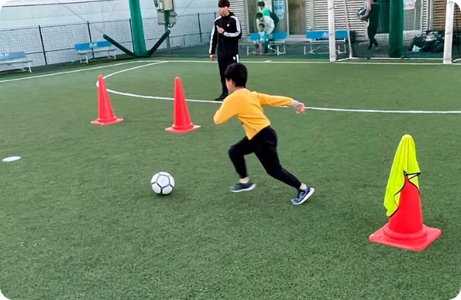 屋外サッカー活動